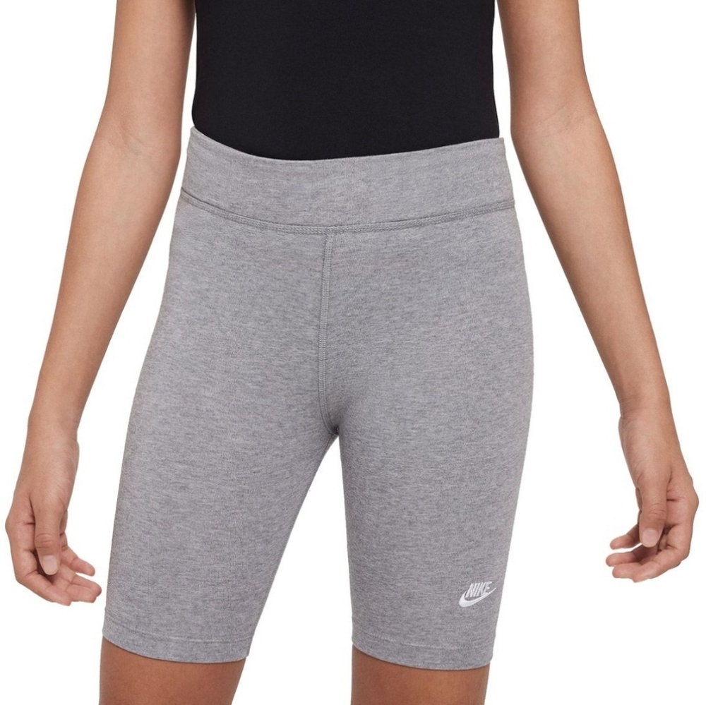 Nike Sportswear Gray Girls Biker Shorts